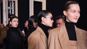 Kapsels voor herfst winter 2024 2025 bij Max Mara. Photo courtesy of Max Mara