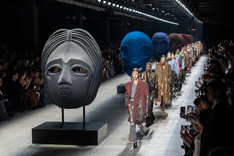 De catwalk van Etro. Photo courtesy of Etro